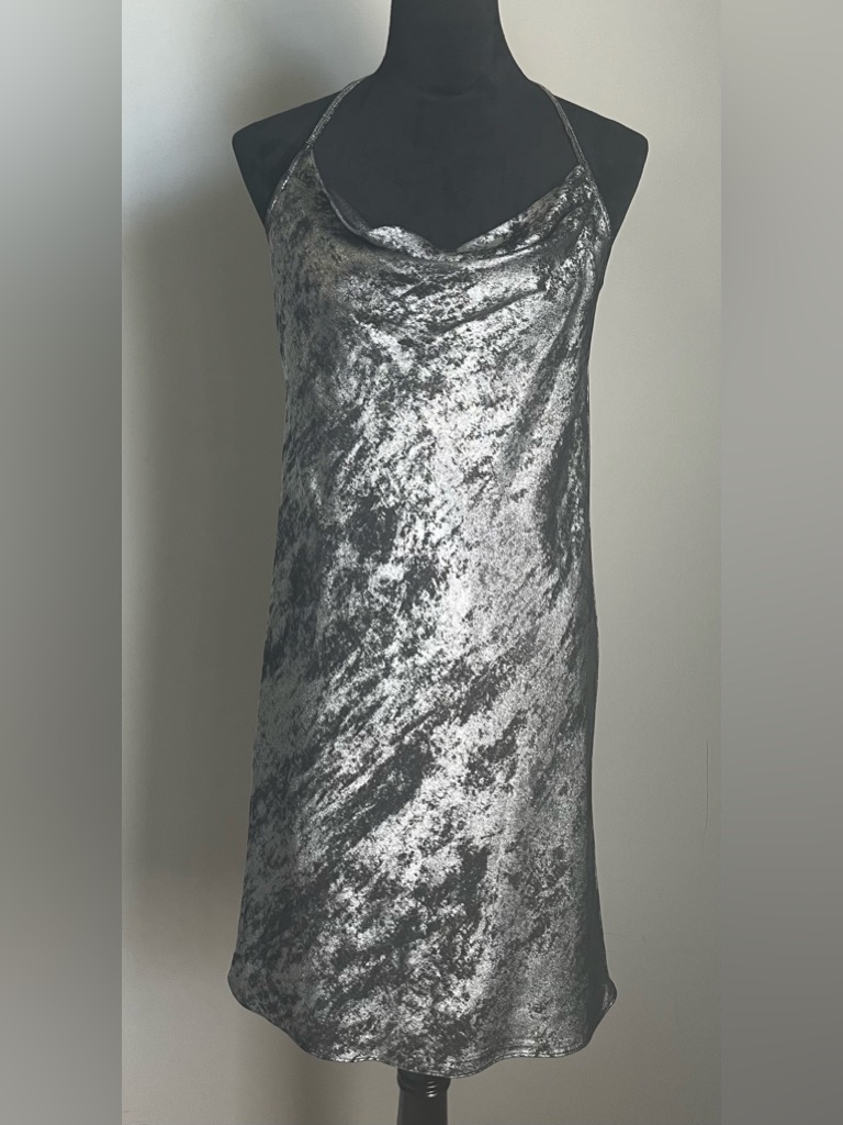 Halston Heritage Cowl Neck Slip Dress